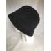 August Hat Company 's Warm Crochet Chenille Classic Cloche Bucket Black 766288000971 eb-33101930